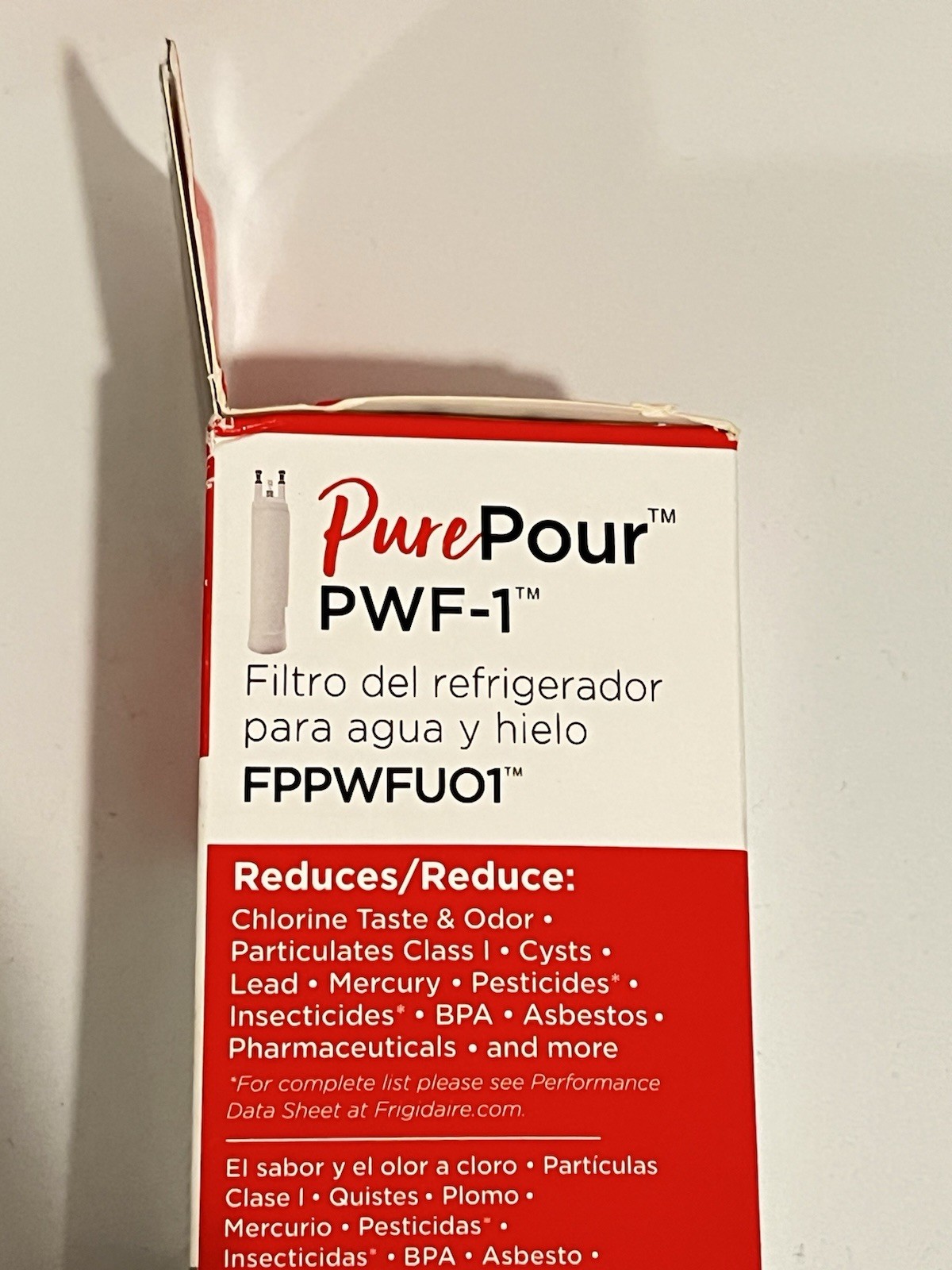 Frigidaire FPPWFU01 PurePour PWF-1 Refrigerator Water Filter-2PACK