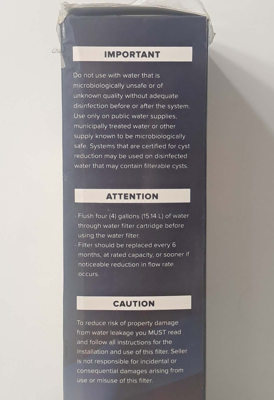 Top Pure Refrigerator Water Filter 1 Two Count Compatible Replacement