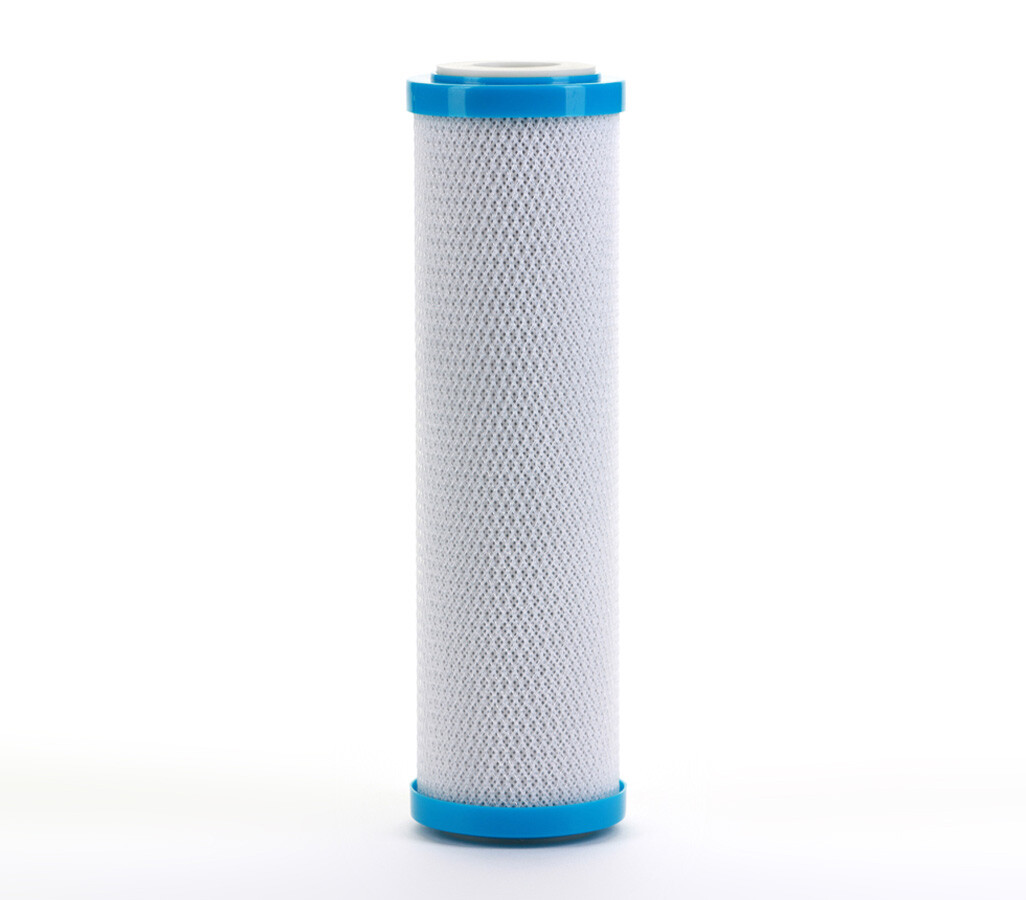 Coconut Shell CTO, Cyst Carbon Block Water Filter Cartridge, 0.5 Micron 2.5 x 10