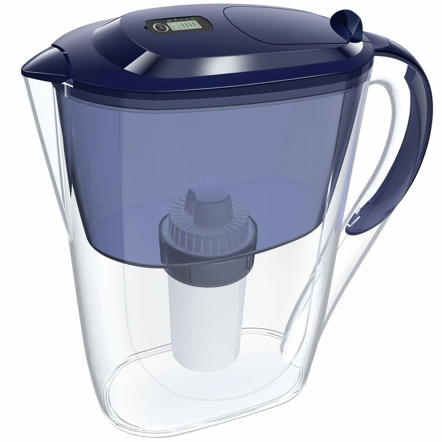 DP06Water Filter Jug Water Pitcher Purifier Cartridge Electronic Indicator 10Cup