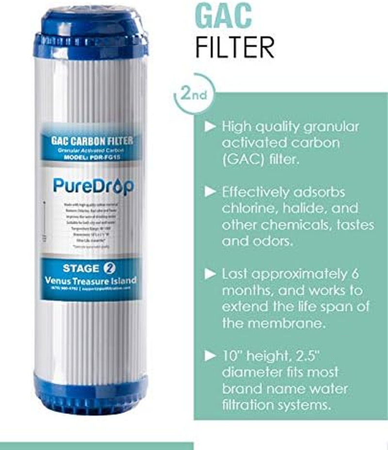 10 In. X 2.5 In. Standard Reverse Osmosis Replacement Pre-Filter Pack (6 Month),