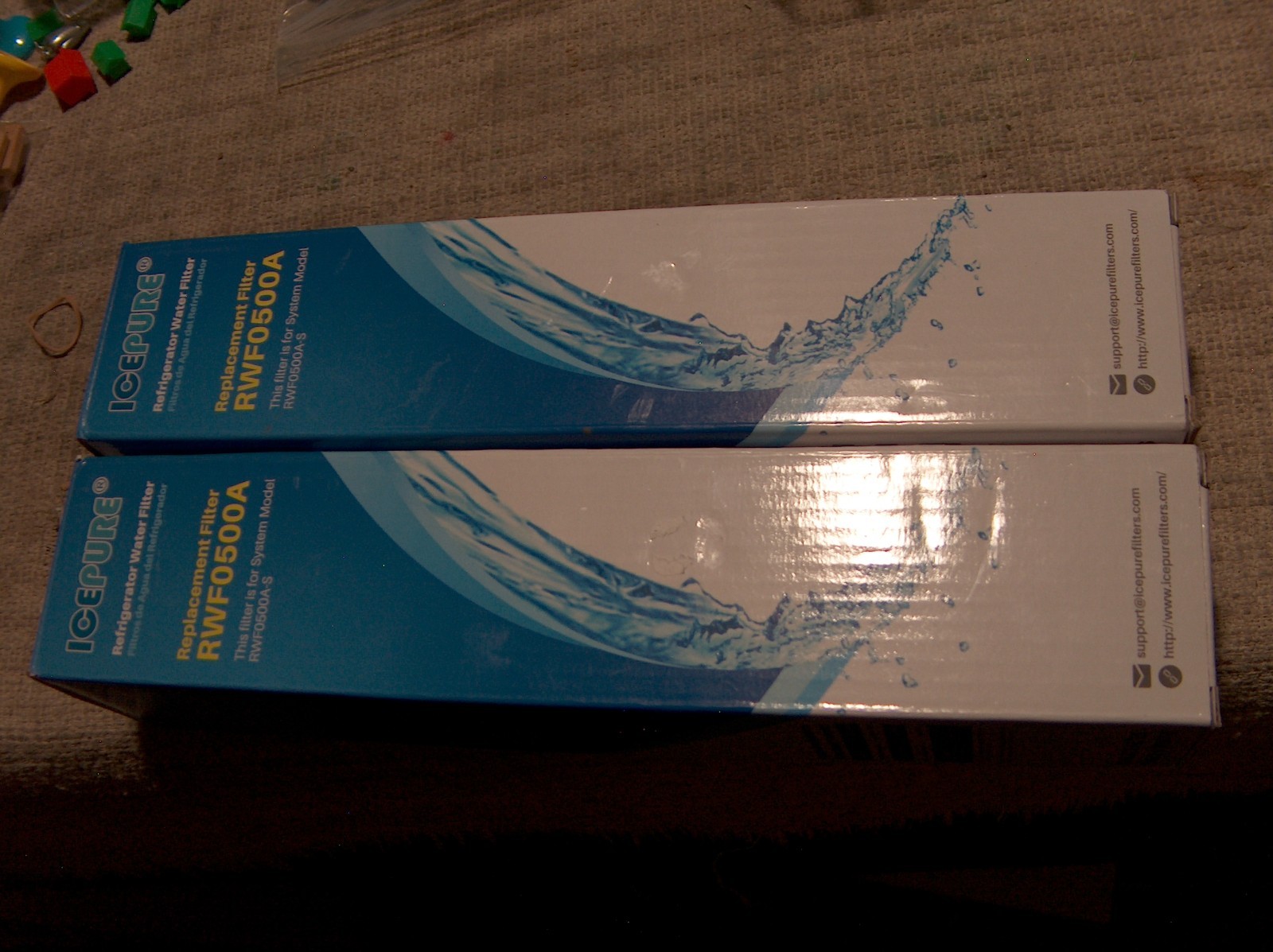 IcePure RWF0500A 2 pack for KitchenAid EDR5RXD1, Whirlpool 4396508 Water Filter