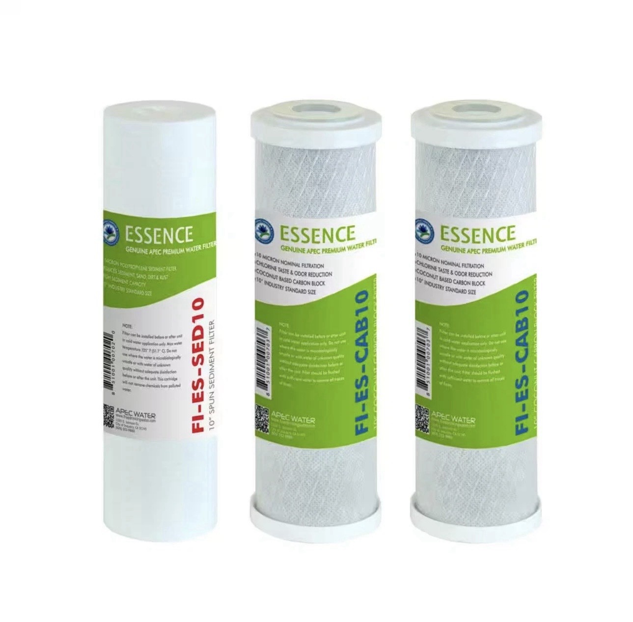 Essence 10 In. Standard Capacity 3-Stage Replacement Pre-Filter Set
