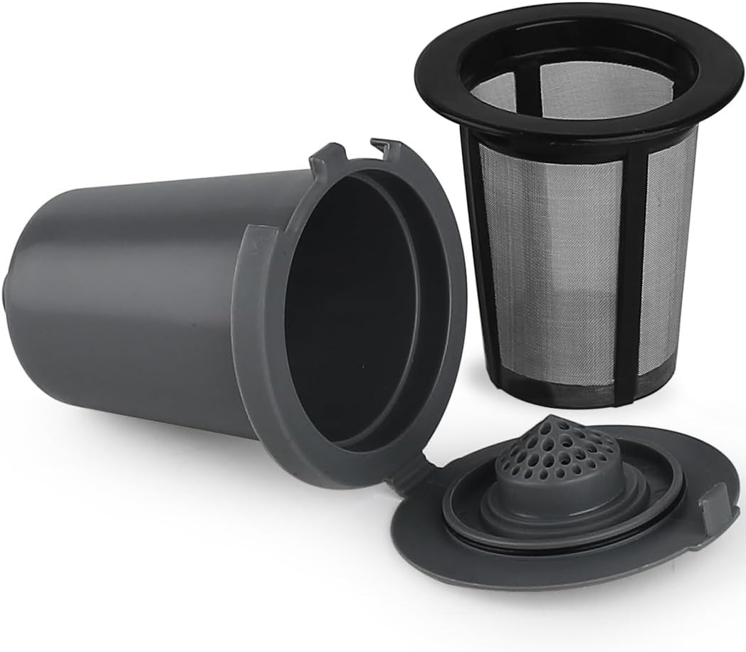 Replacement Parts 2Pcs SS-RFC Homebarista Reusable Filters Cup, Compatible with