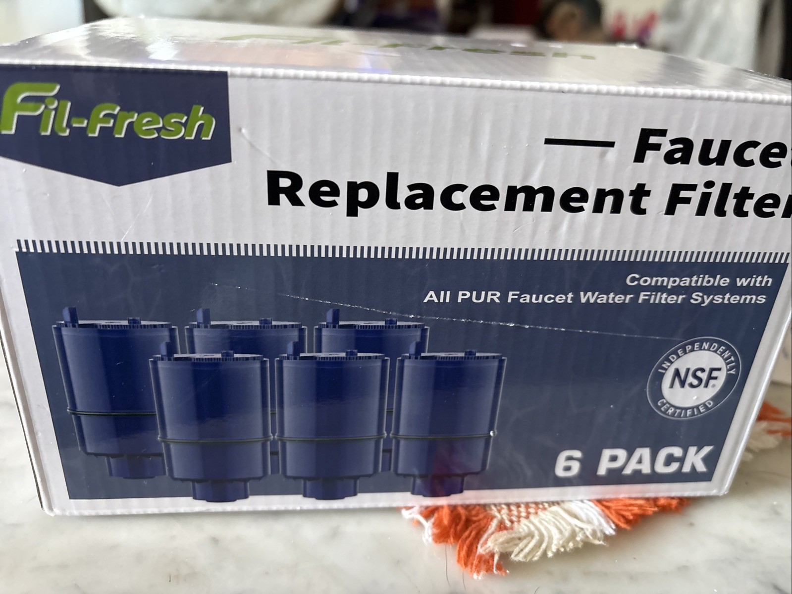 PUR Faucet Filter Replacement 5 New In Package Fil Fresh Fits All