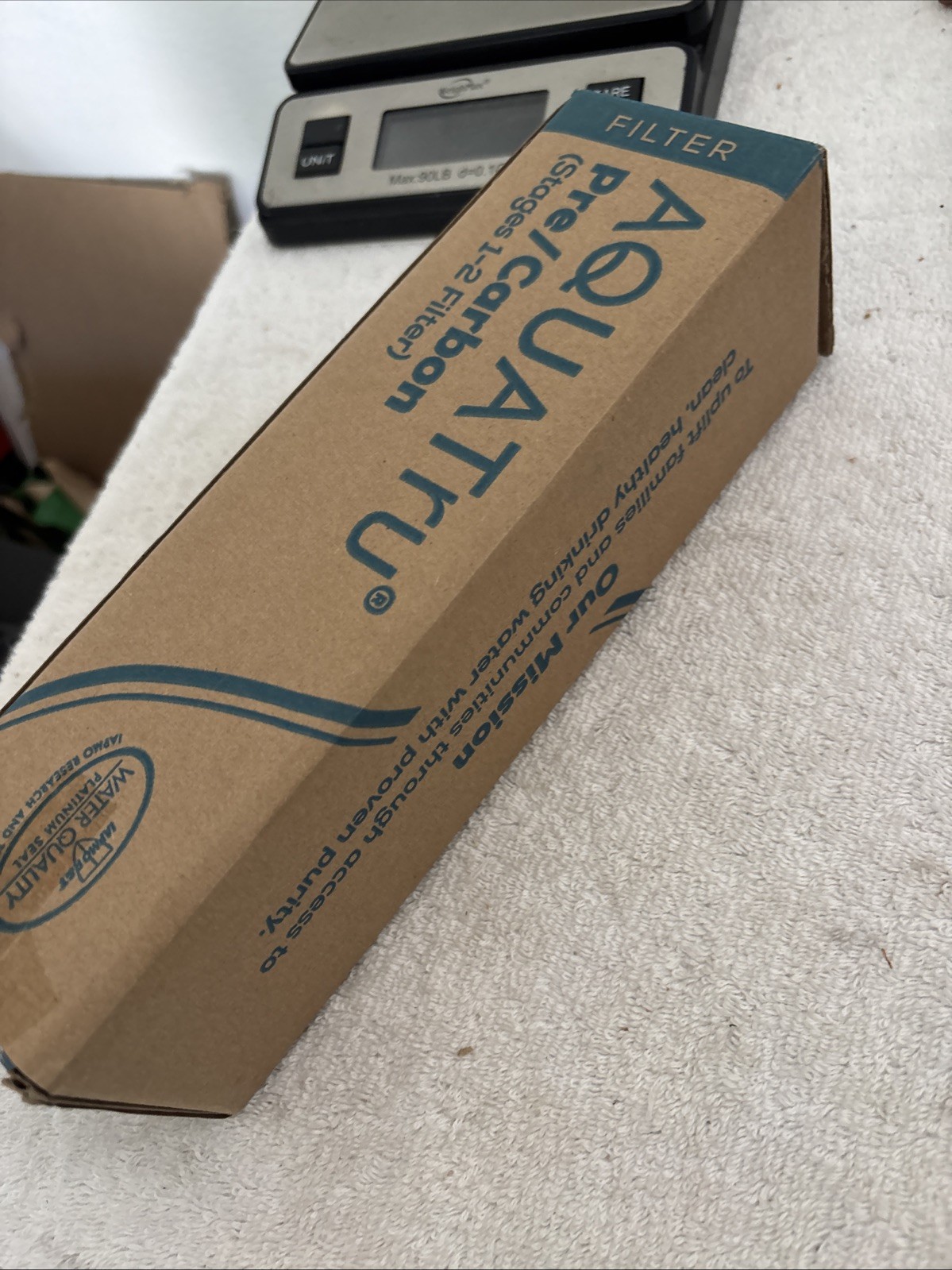 AquaTru Pre Carbon Water Filter Stages 1-2 Filter AT2001 Sealed Filter New