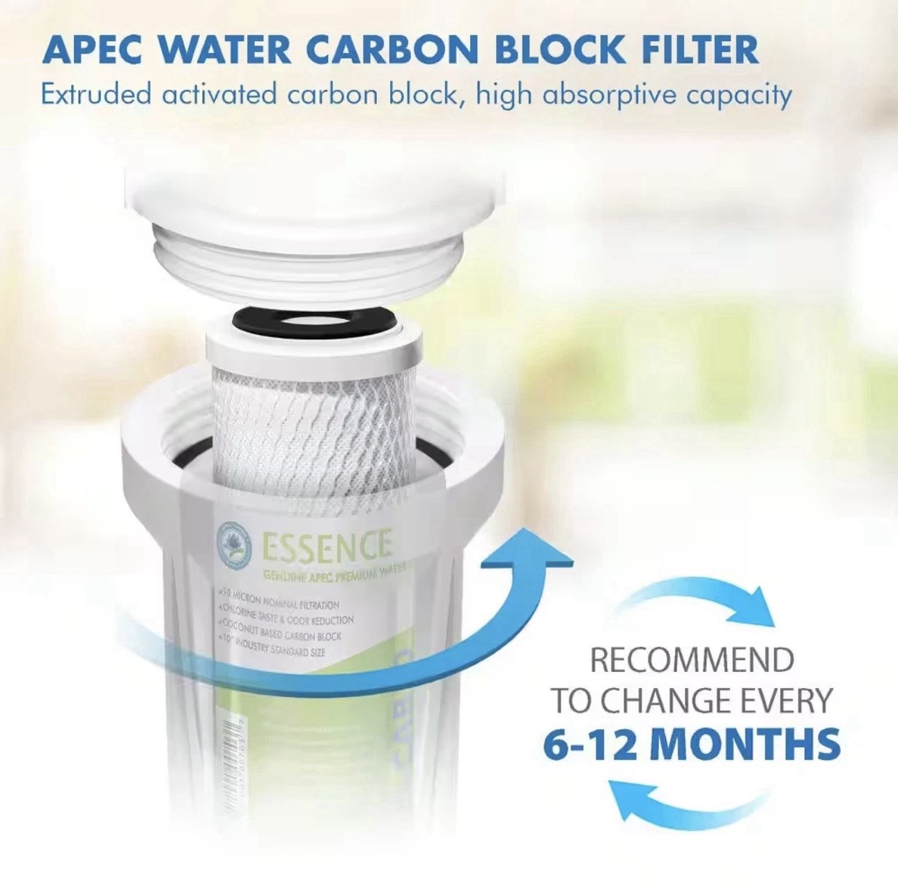 Essence 10 In. Standard Capacity 3-Stage Replacement Pre-Filter Set