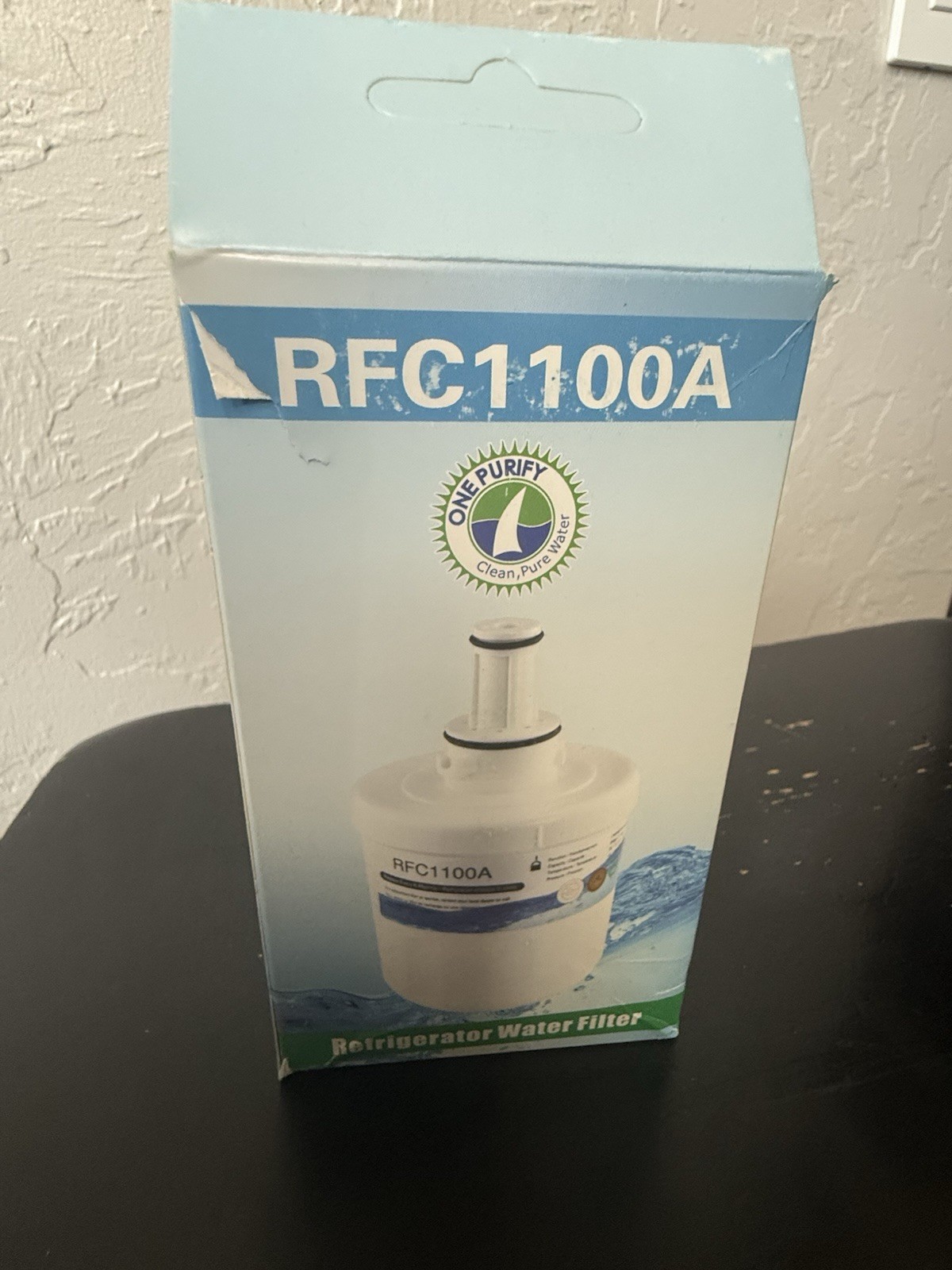 Refridgerator Water Filter RFC 1100A replacement – New but outer plastic removed