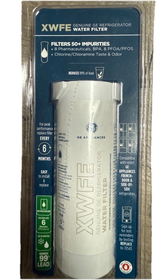 GE XWFE Genuine Refrigerator Water Filter (WITH CHIP) 100% Authentic