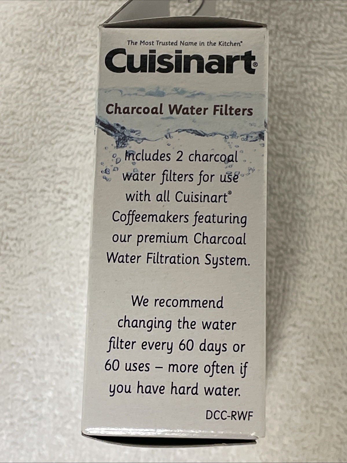 Two 2-packs Cuisinart DCC-RWF Charcoal Water Filters (4 Filters Total!)