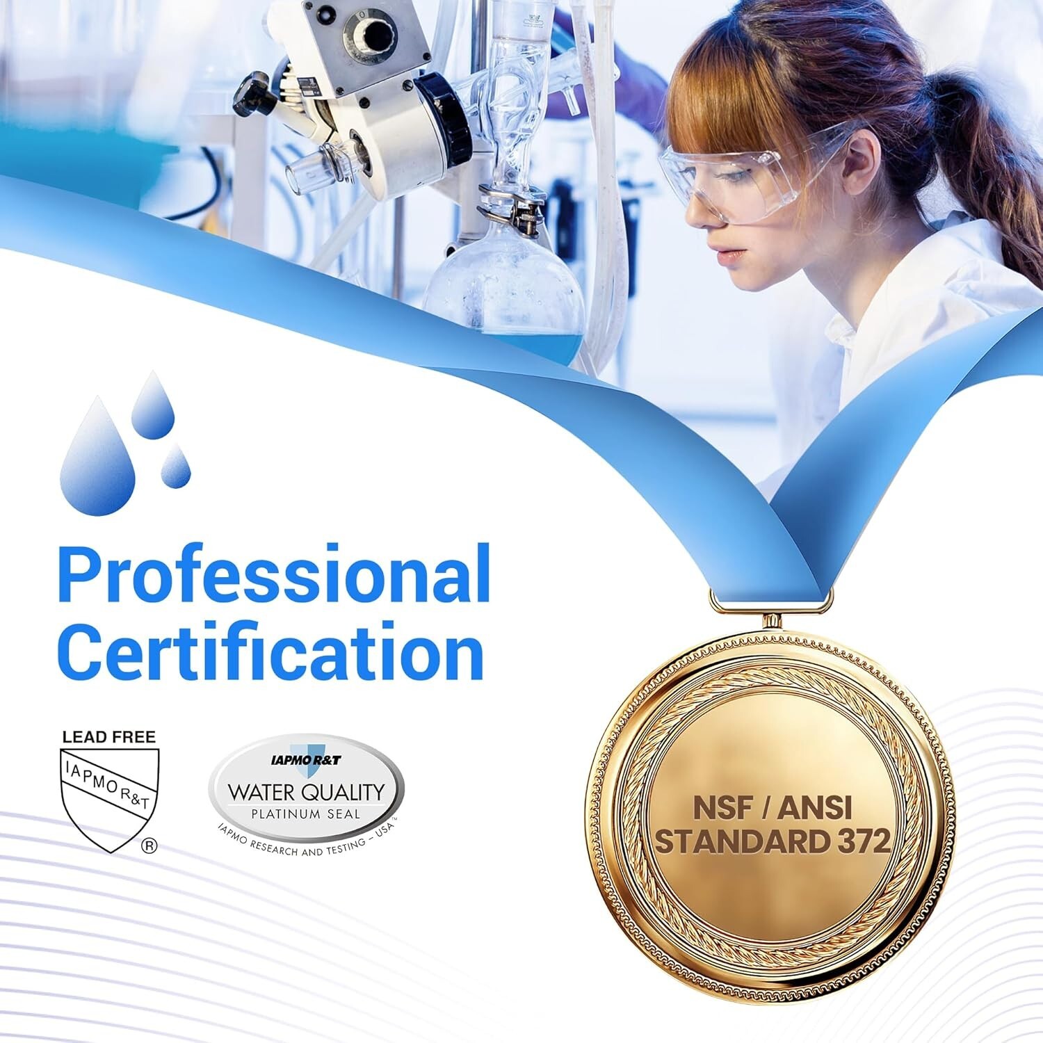 Filterlogic NSF/ANSI 42&372 Certified Water Filter,Replacement for Berkey®BB9-2®