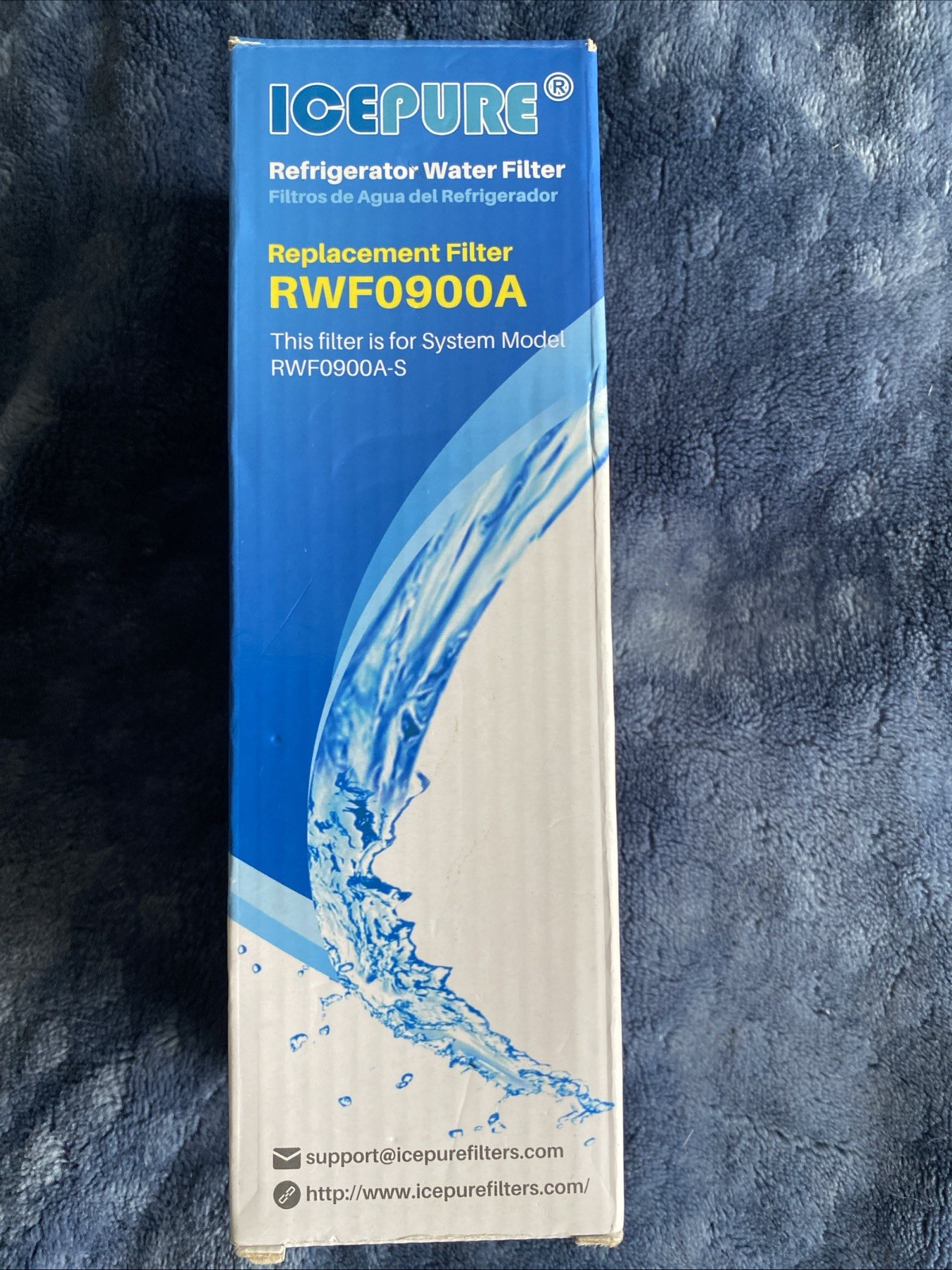IcePure RWF0900A Replacement Refrigerator Water Filter 300 gal New Sealed in Box