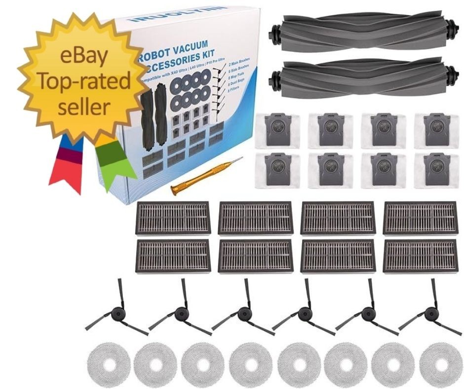 Replacement Accessories Parts Kit Compatible with Dreame L40 Ultra | X40 Ultra |