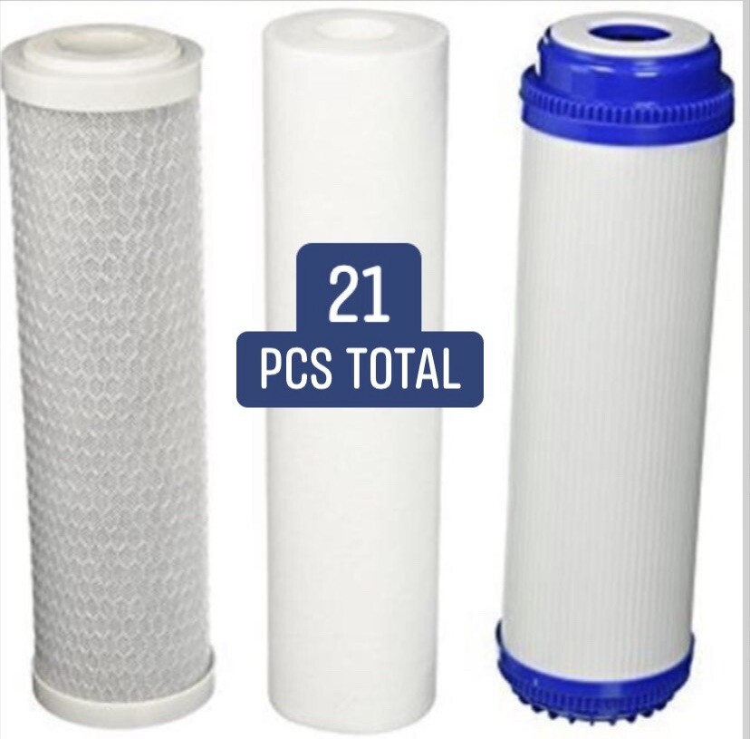 21 PK Whole House Replacement Water Filter Sediment CTO GAC Coconut Shell Carbon
