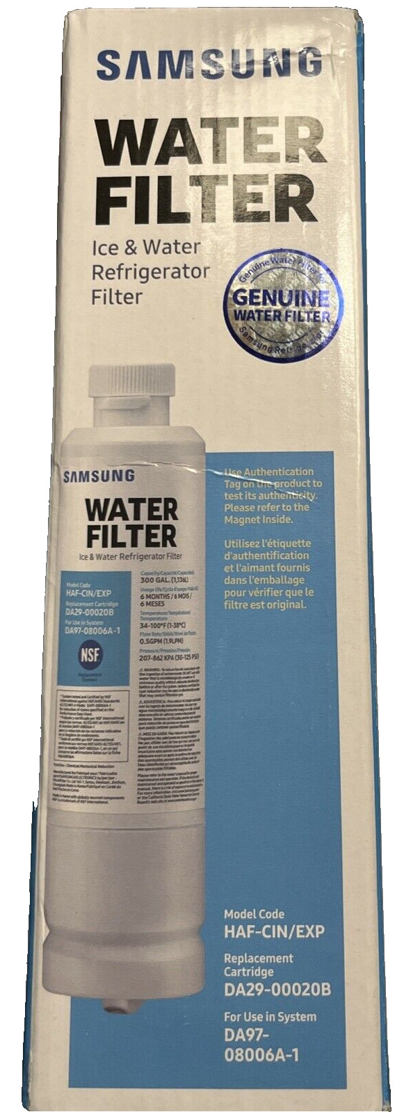 Samsung DA2900020B2P Filter