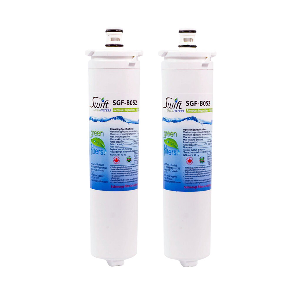 SGF-BO52 fits for Bosch 640565 EVOLFLTR10 CS52 CS51 Refrigerator Filter (2 Pack)