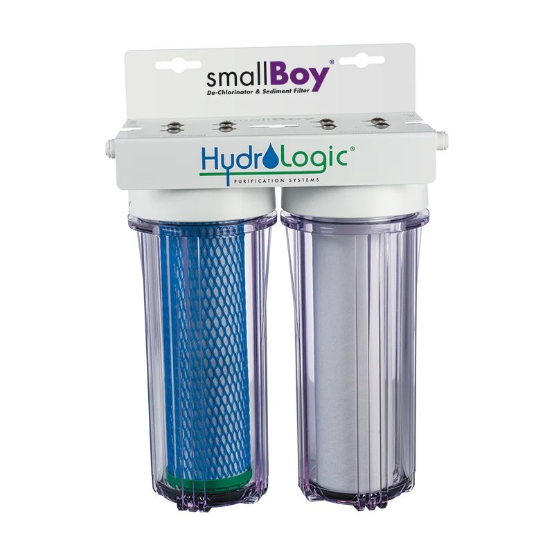 Hydro Logic Small Boy Water Filtration System De-Chlorinator Sediment Filter USA