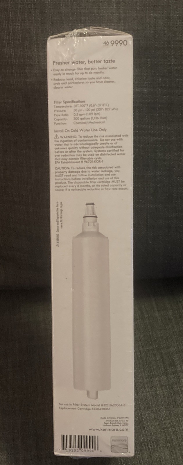 Kenmore 9990 Refrigerator Water Filter
