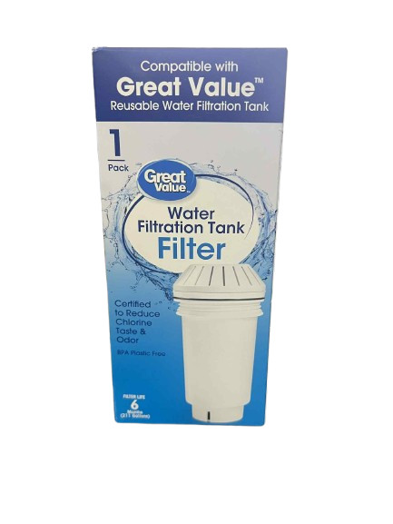 Great Value Water Filtration Tank Replacement Filter for GVRWFT