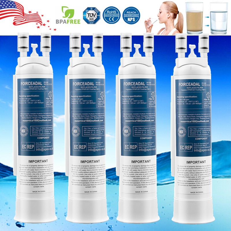 1~4Pcs Foirceadal Filter for Frigidaire PWF-1 FPPWFU01 Refrigerator Water Filter