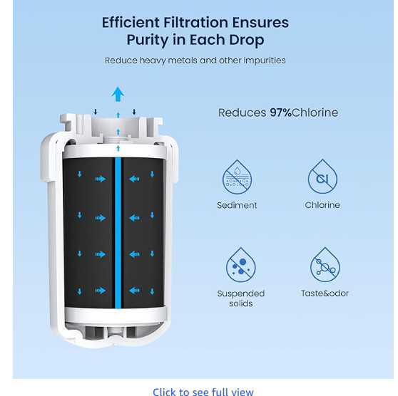 GLACIER FRESH GF-MWF Ice Water Refrigerator Filter SEE models in listing QTY 2