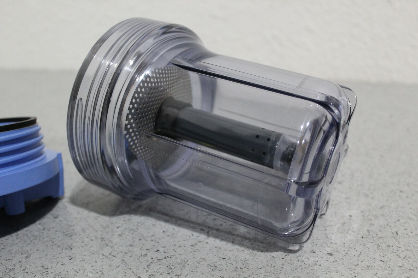 Pentek 158110 5 x 2.5 Pre Strainer Included Clear Water Filter Housing 3/8 NPT