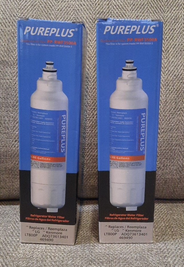 PurePlus PP-RWF 3500A Refrigerator Water Filter (2) LG Kenmore 300 Gallons New