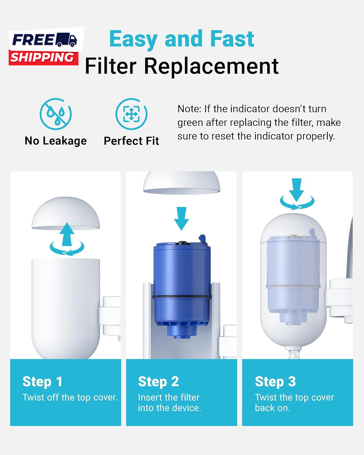 2 Pack Faucet Filter Replacement for All Pur Plus Water Filter Replacement