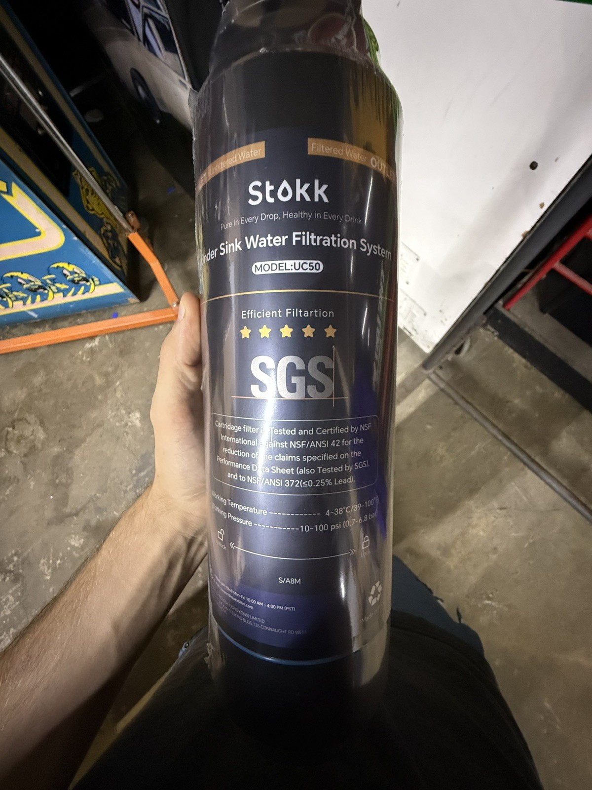 Stokk UC50 SGS Under Sink Water Filtration System Filter