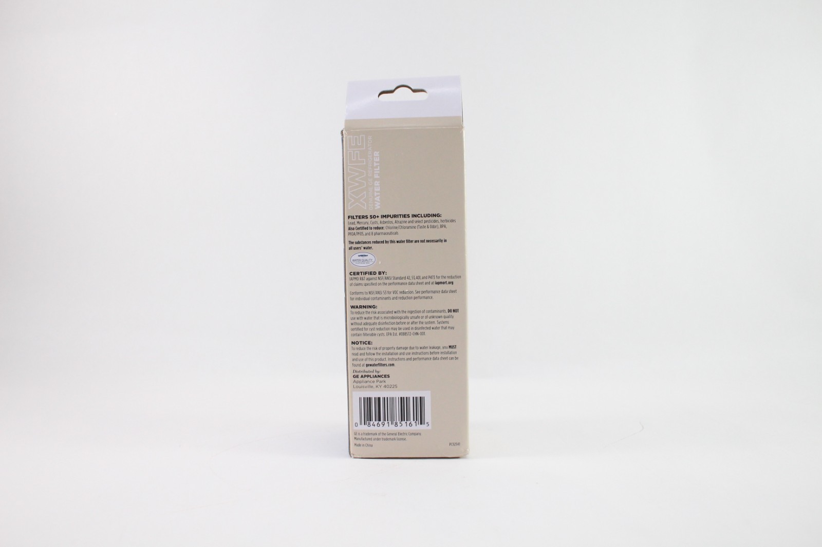 GE XWFE Refrigerator Water Filter, Genuine Replacement Filter New Sealed E48
