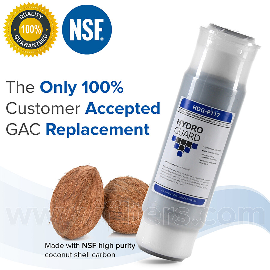 Aqua-Pure AP117 Cuno Compatible GAC Water Filters Premium Carbon HDG-P117 – 4 PK