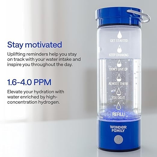 Hydrogen Water Bottle Generator 5 in 1 Large Set – Portable Water Hydrogenator
