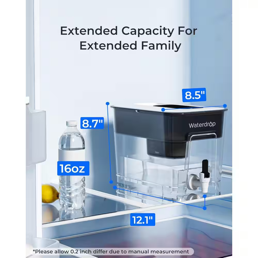 WFD-22L, WD- 200 Gal. Long-Life 40-Cup Large Water Filter Dispenser with 1 Filte