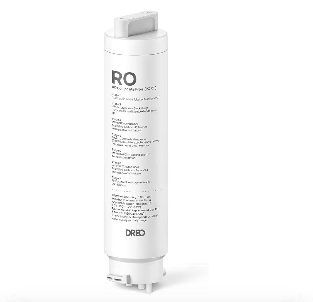 DREO 7-in-1 Reverse Osmosis Filter, Replacement for DREO RO Water Filter 112…