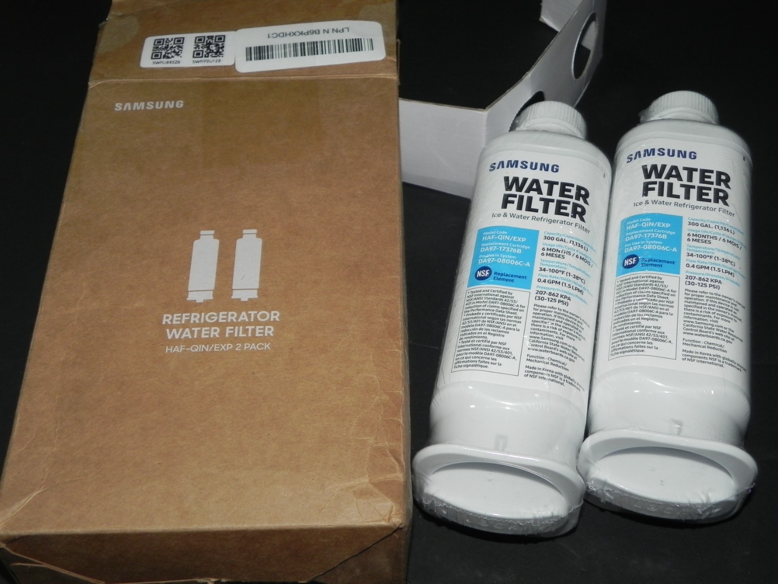 Samsung HAF-QIN-2P/EXP Genuine Refrigerator Water Filter #2