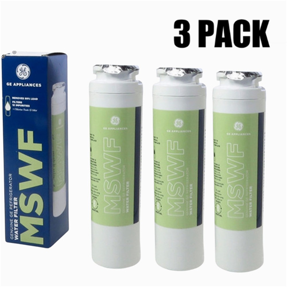GE MSWF refrigerator water filter replacement SmartWater filter new – 3PACK