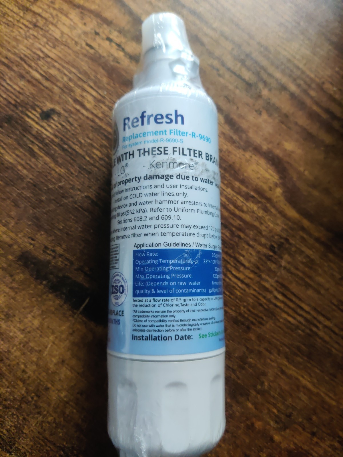 Refresh R-9690 Refrigerator Water Filter Replacement Models See Pics Kenmore LG