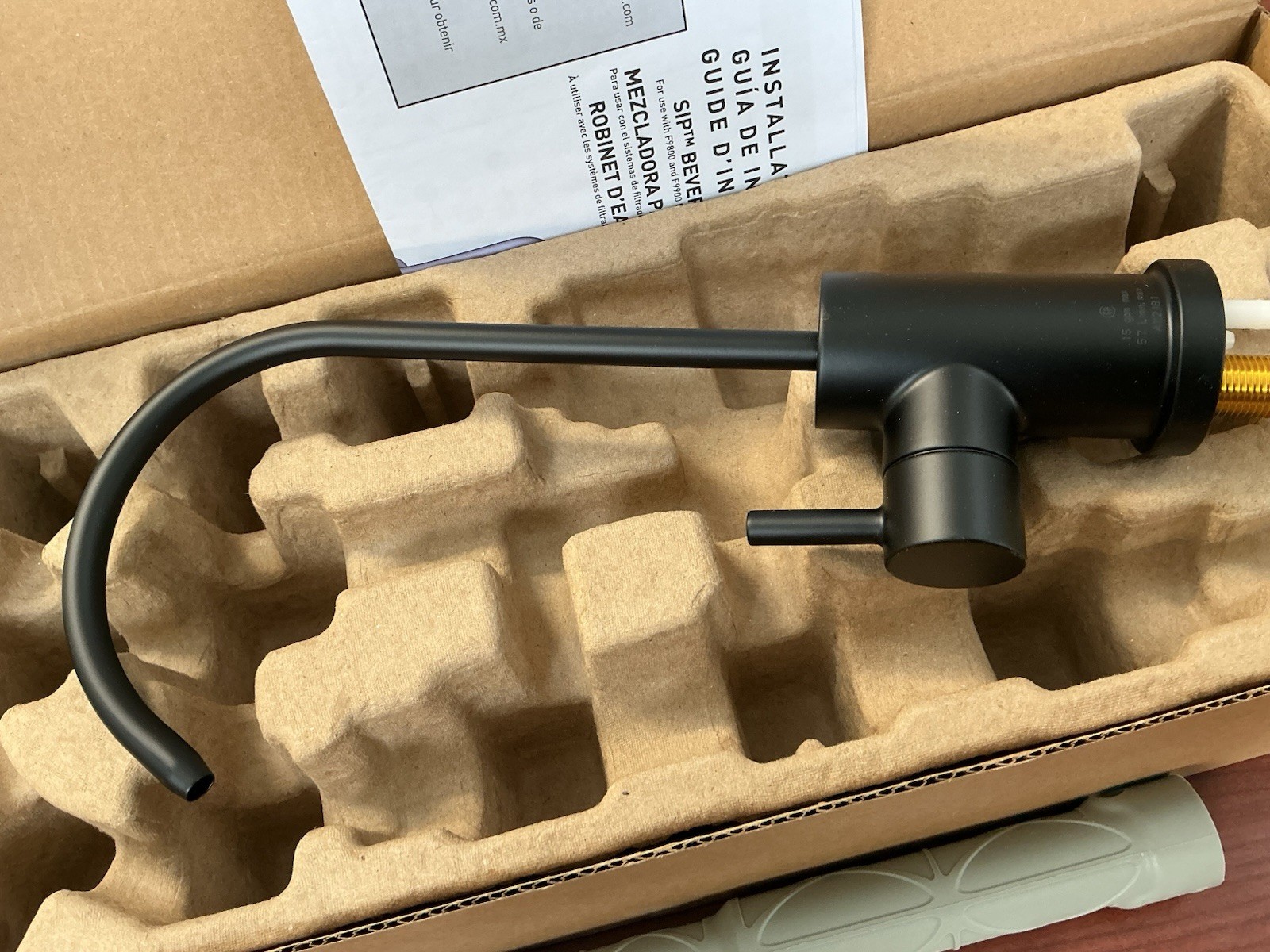 NEW Moen F7660BL Sip Modern Beverage Faucet Optional Filtration Matte Black B14