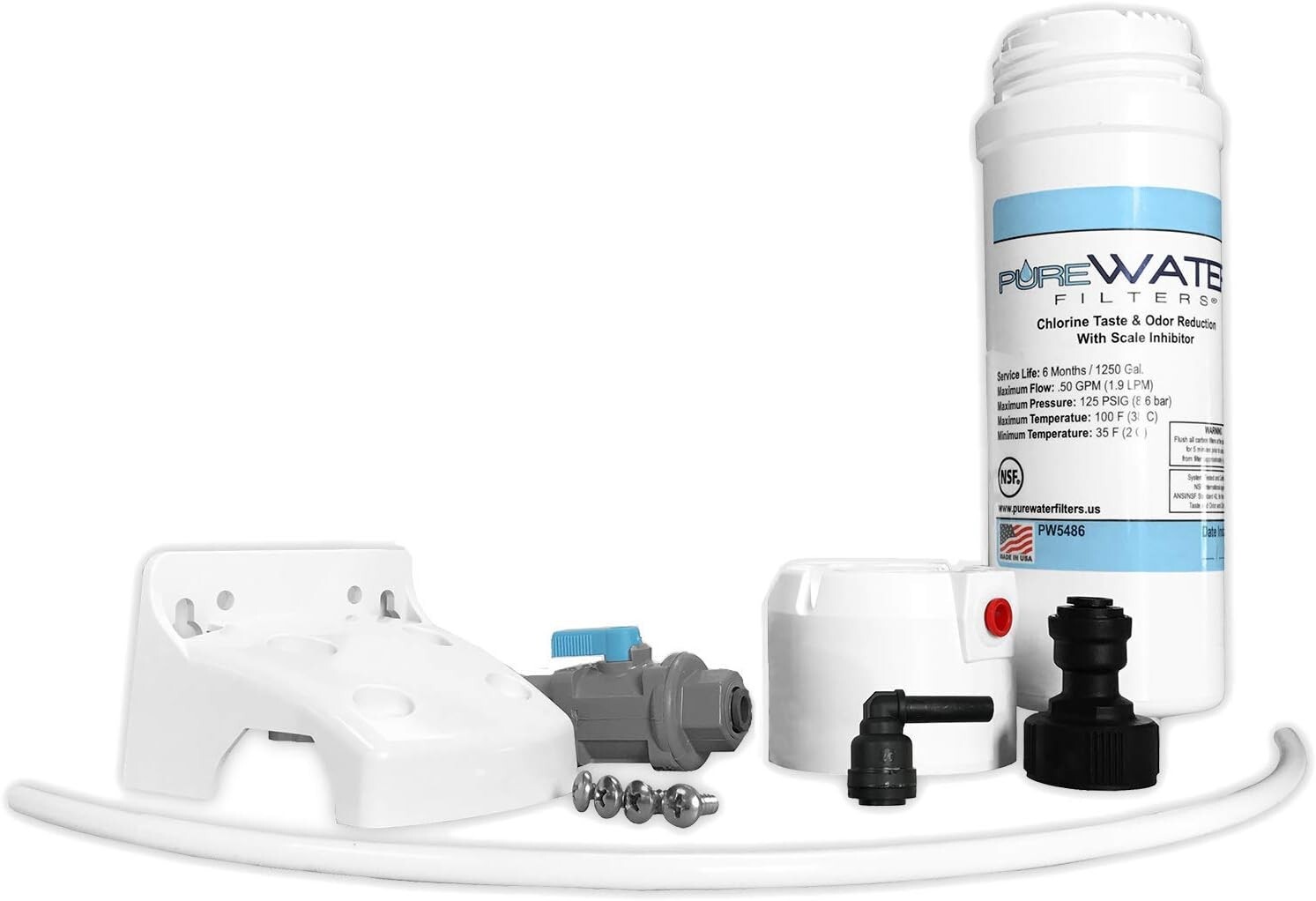 Deluxe Water Filter Kit for Keurig Commercial Plumbable Single Serve Brewers
