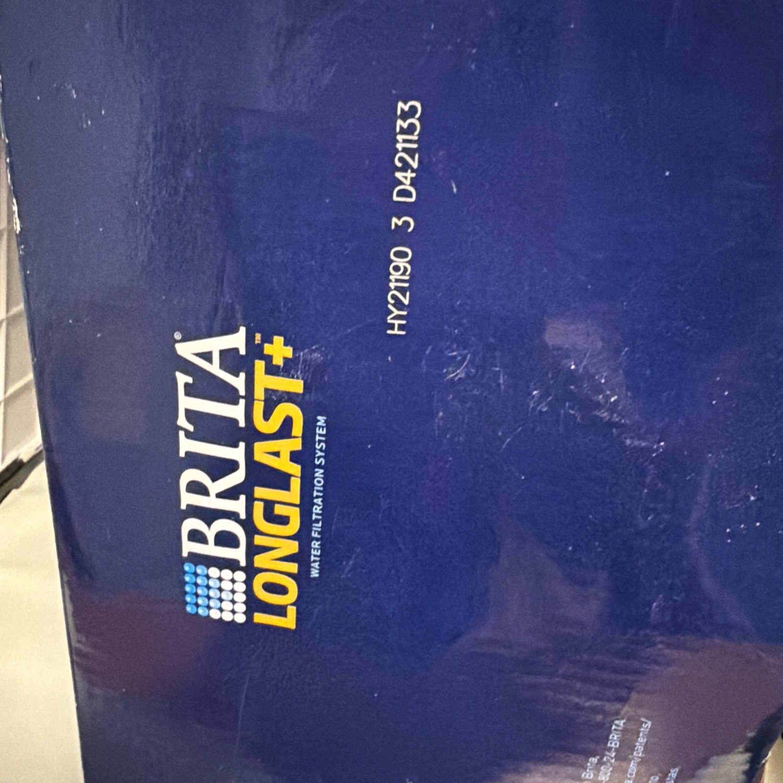 Brita Large 10 Cup Water Pitcher + 2 Elite LongLast+ Filters Last 6 Months Each