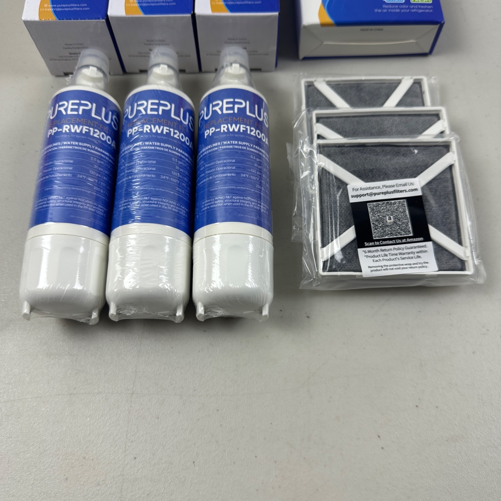 3 PACK PUREPLUS 469690 LT700P LG Kenmore 9690 RWF1200A Air Water Filter Combo