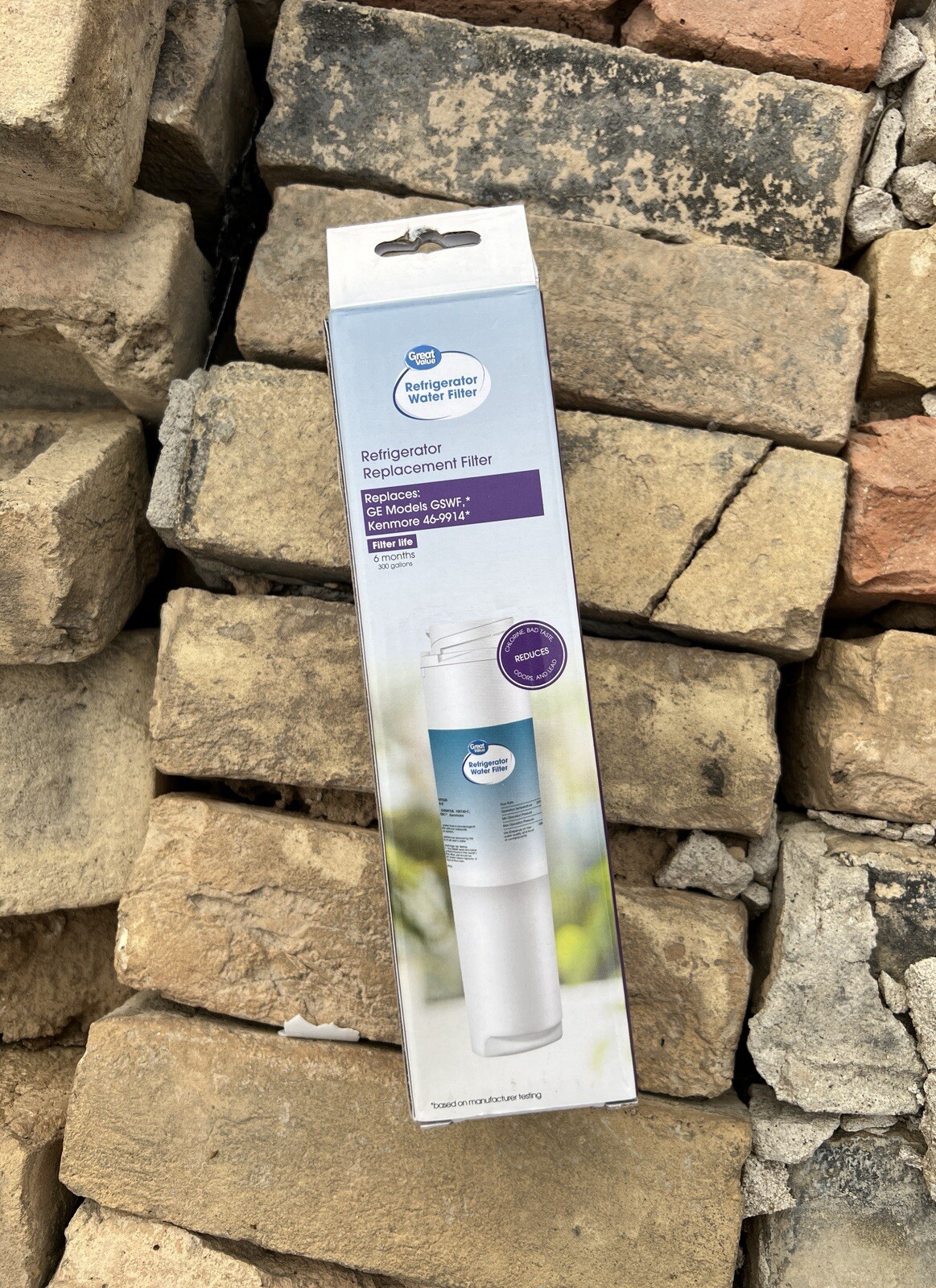 GREAT VALUE Refrigerator Water Filter GVF035 for GE GSWF / Kenmore 46-9914