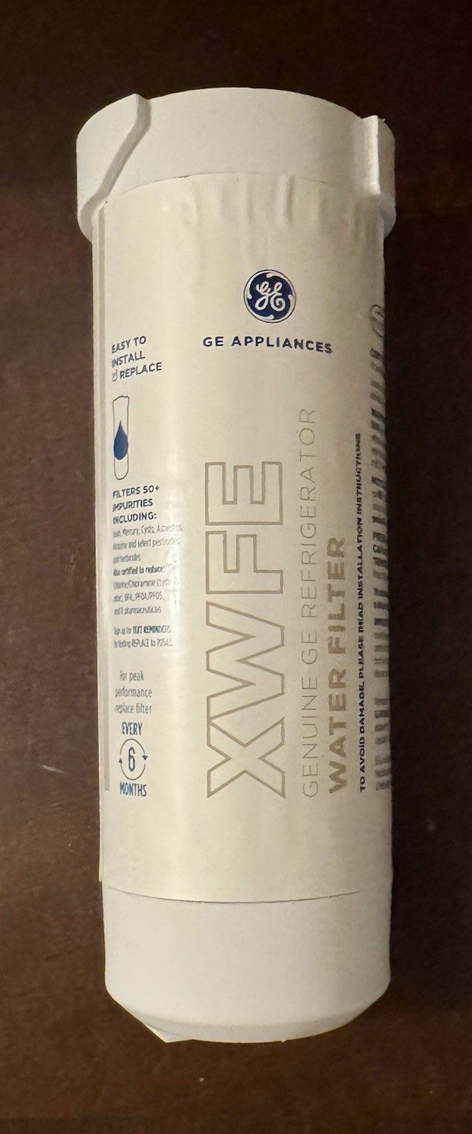 GE XWFE Refrigerator Water Filter Genuine Replacement