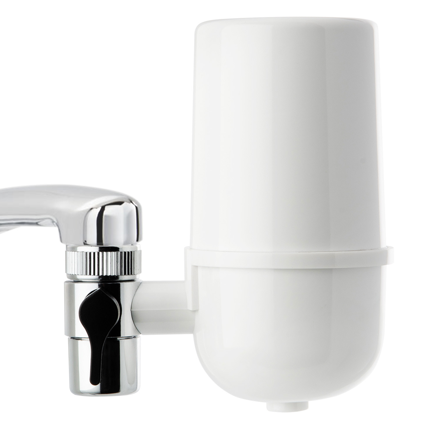 iSpring DF1-WT Faucet Mount Water Filter 500 Gallon Filter Life 1.5GPM Speed