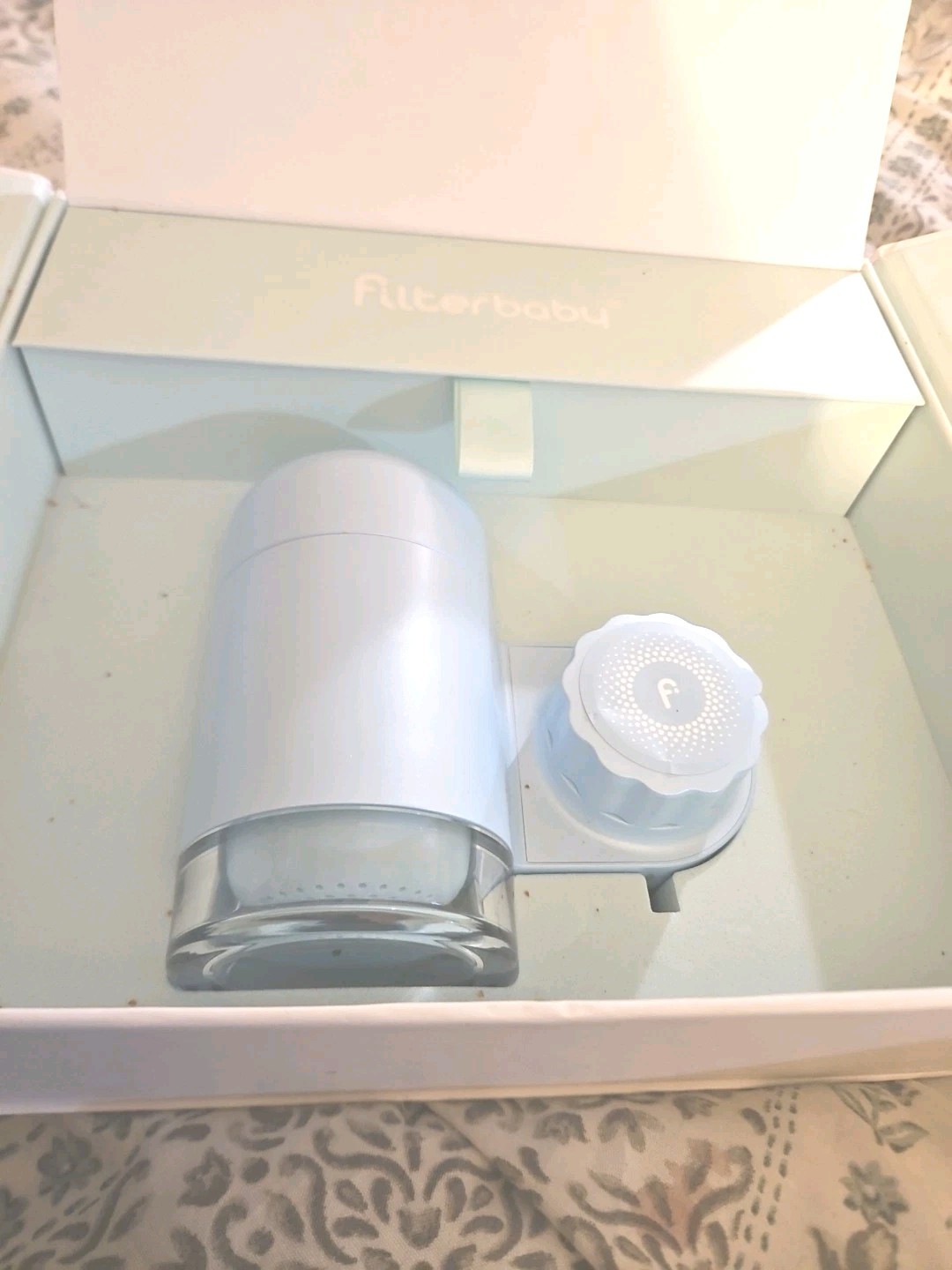 FilterBaby 2.0 Skincare Faucet Water Filter – Removes Chlorine & Impurities