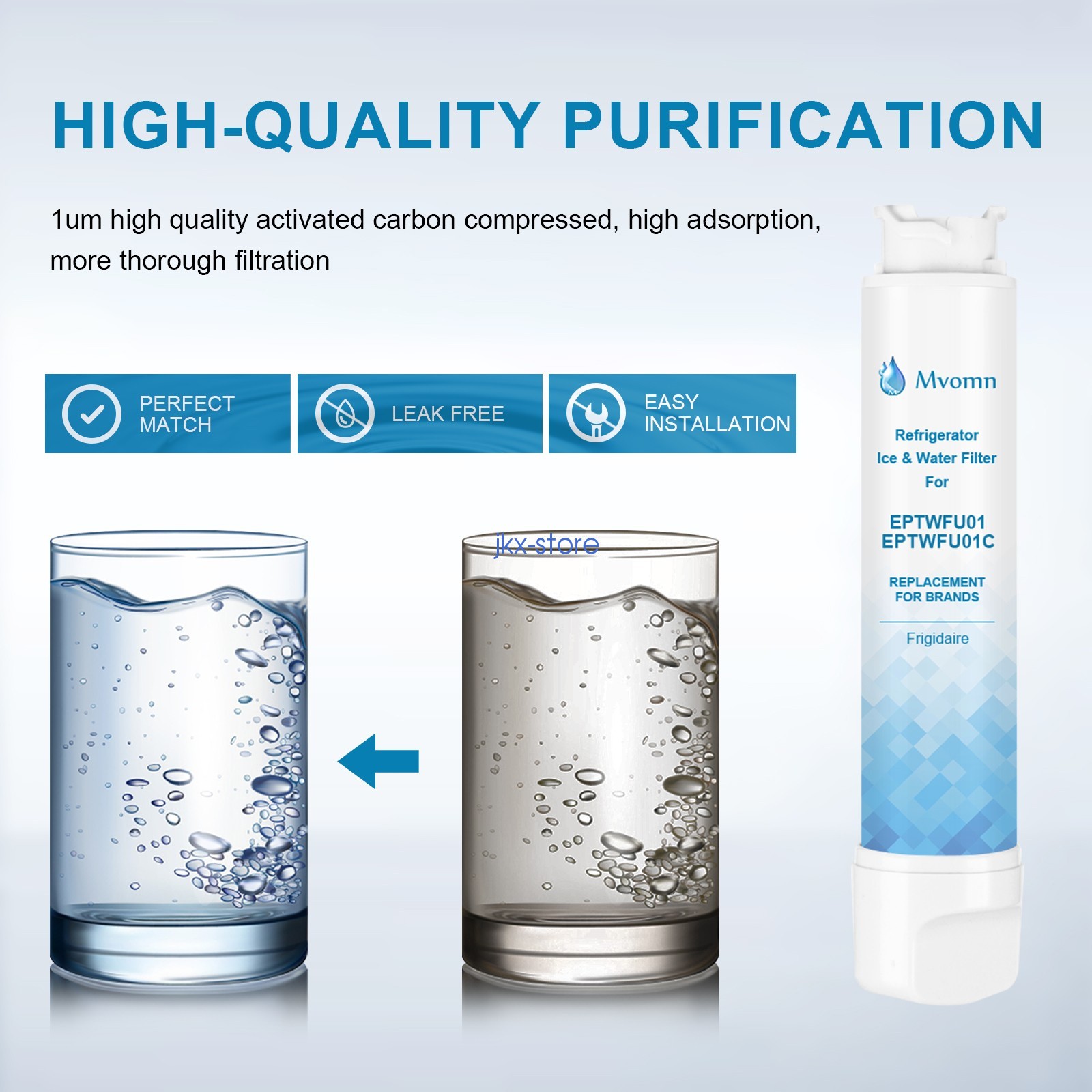 2 PACK NEW Frigidaire EPTWFU01 Pure Source Ultra II Refrigerator Water Filter