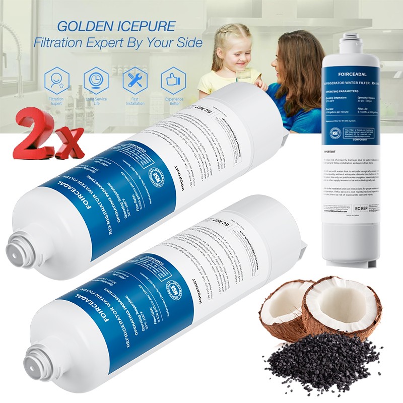 2Packs BORPLFTR50 Replacement for Bosch Ultra Clarity Pro WFC100MF Water Filter