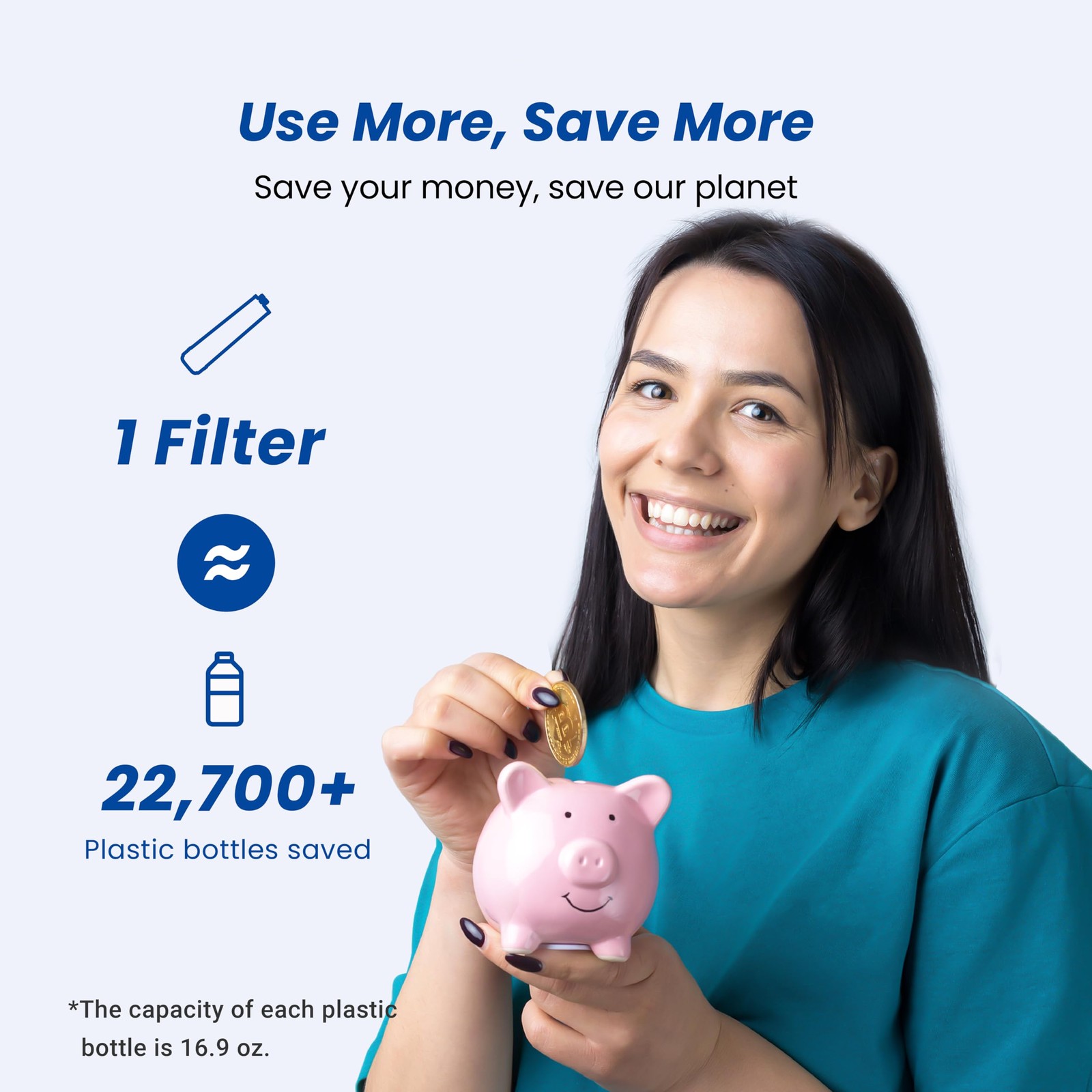 Waterspecialist RC EZ 1 Water Filter, Replacement for DuPont® Carbon 3000QT F…