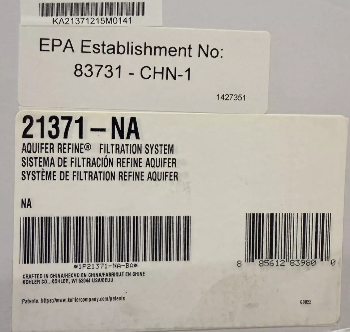 Aquifer Refine® Water filtration system with KOHLER® Konnect 21371-NA