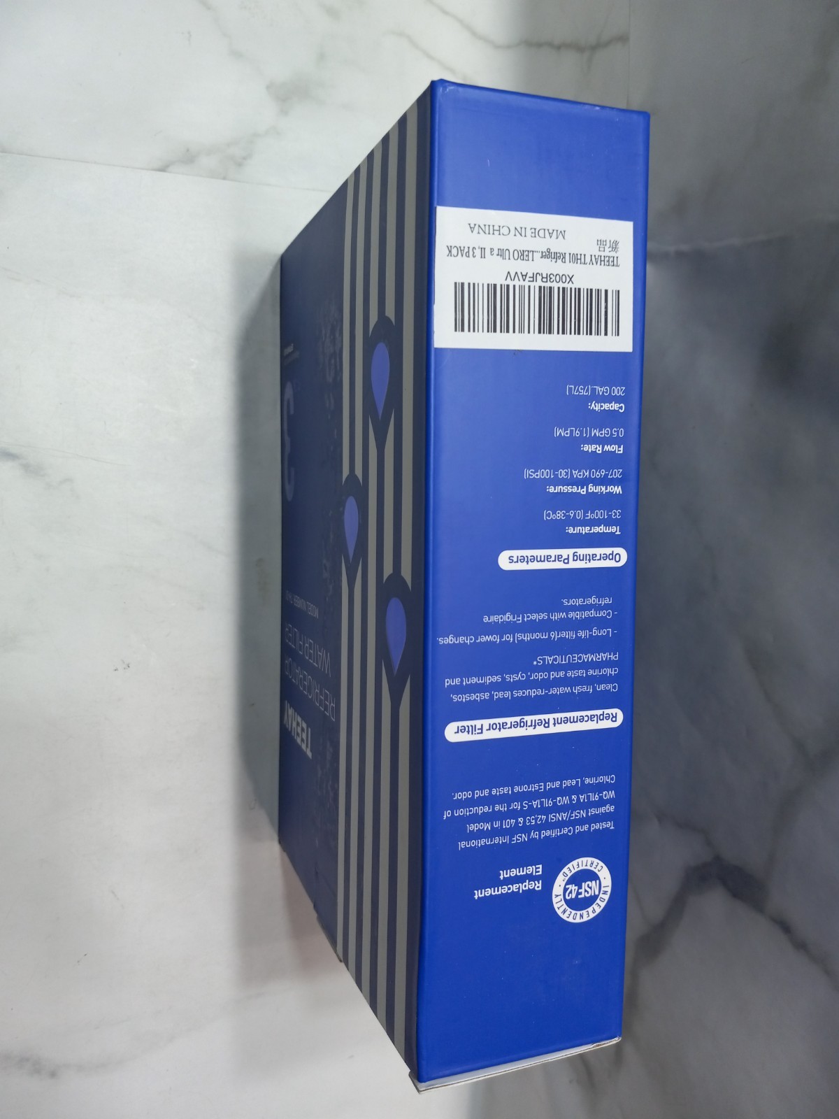 (3) Teehay TH-01 Refrigerator Water Filter Replacement For EPTWFU01 Brand New